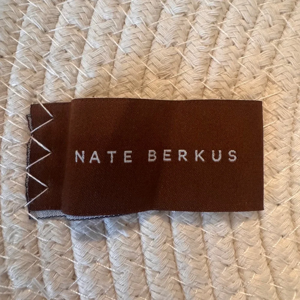 Nate Berkus Placemats (4) Scalloped Jute Trim Coastal‎ Country Boho Hamptons